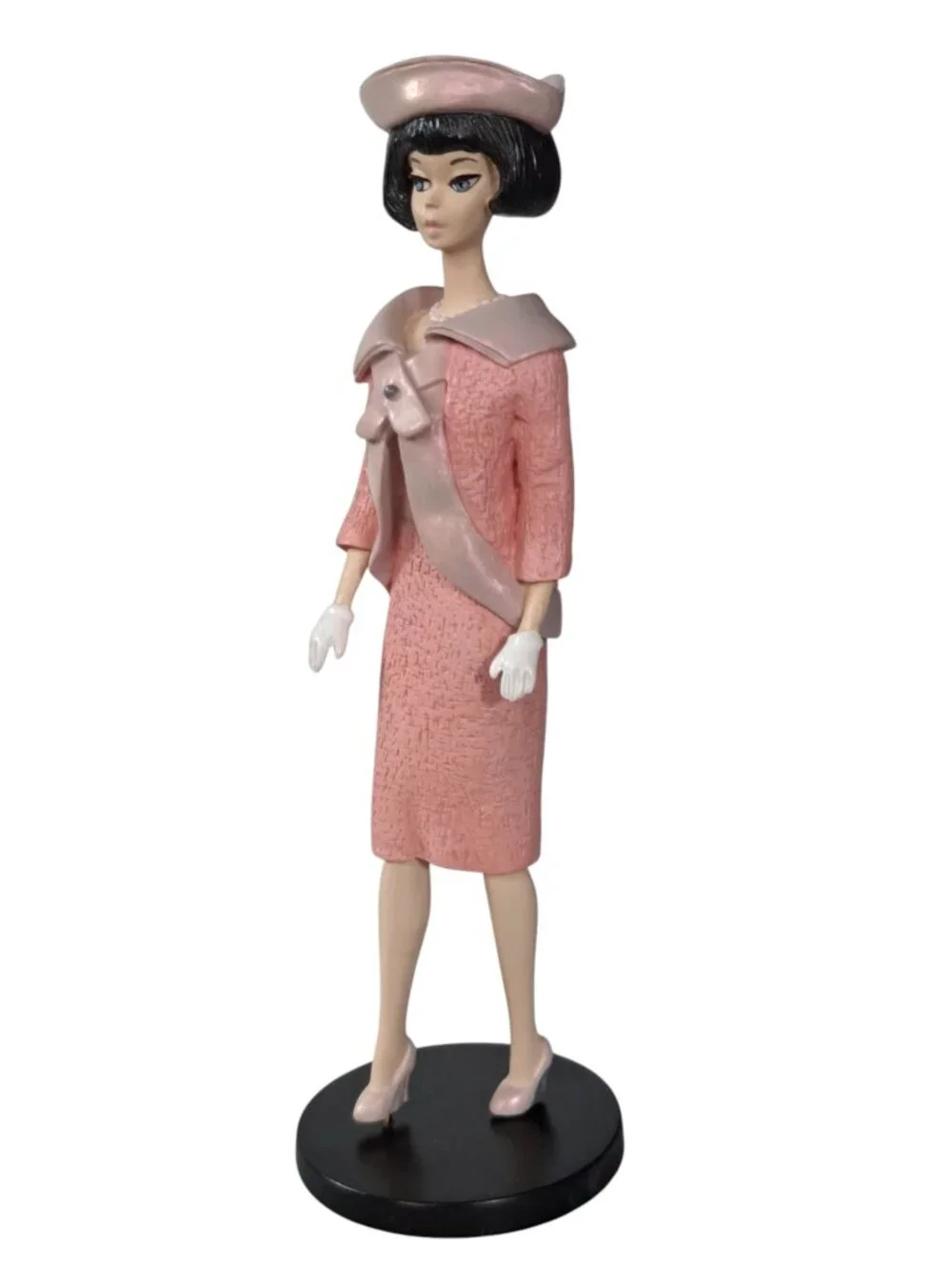 Danbury Mint - 1966 Barbie Fashion Luncheon Figure with stand and Certificate